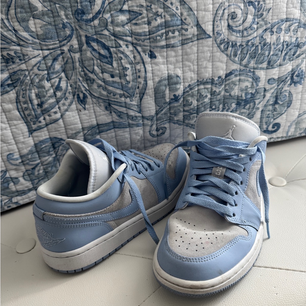 Nike Women's Sneakers - Light Blue And Gray